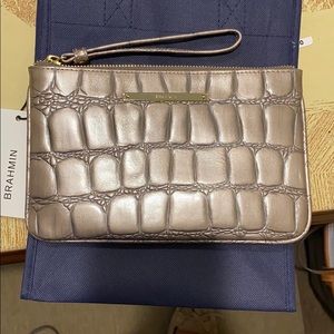 Brahmin leather clutch